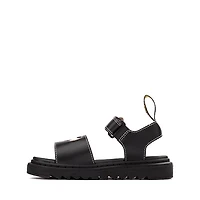 Dr. Martens Marlowe II Hearts Sandal - Little Kid / Big Black Powder Pink