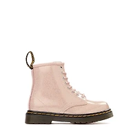 Dr. Martens 1460 8-Eye Glitter Boot - Toddler Powder Pink Nebula