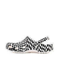 Crocs Classic Warped Checker Clog - White / Black