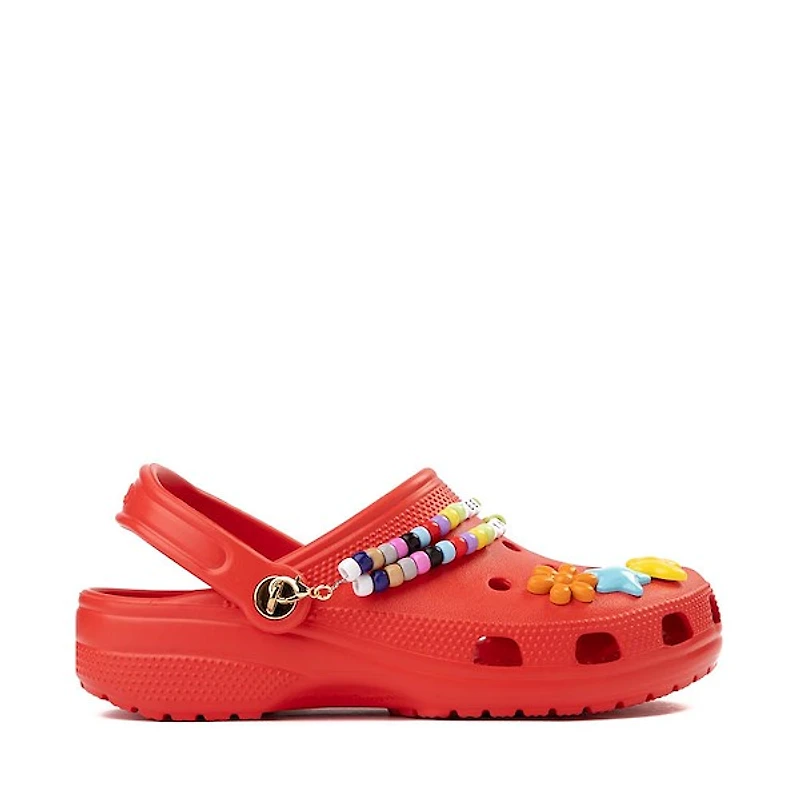 Crocs Classic Friendship Bracelet Clog - Red
