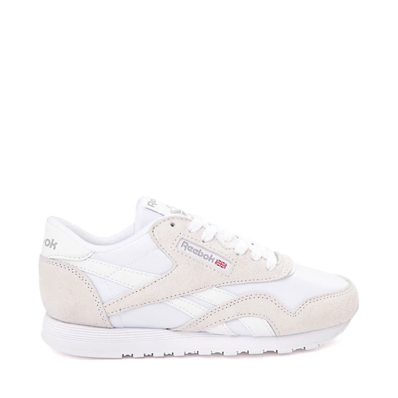 Womens Reebok Classic Nylon Athletic Shoe - Chalk / White