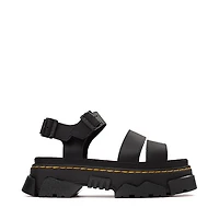 Womens Dr. Martens Mattison 2 Strap Sandal - Black
