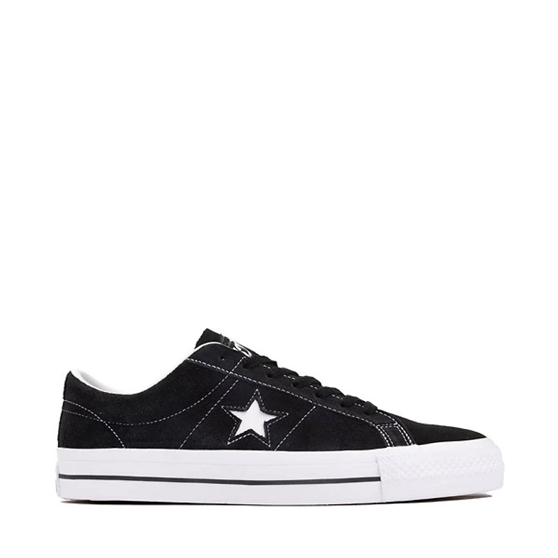 Converse CONS One Star Pro Suede Skate Shoe - Black / White