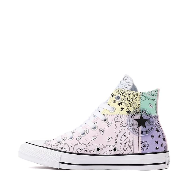 Converse Chuck Taylor All Star High-Top Pastel Bandana Sneaker - Multicolor