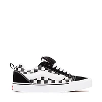 Vans Knu Skool Checkerboard Skate Shoe - Black / White