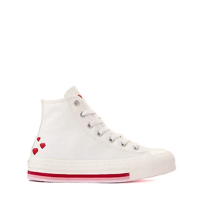 Converse Chuck Taylor All Star Lift Love Me Lots High-Top Sneaker - Big Kid White