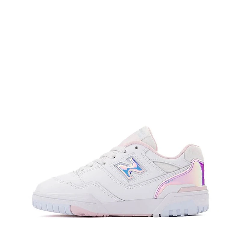 New Balance 550 Athletic Shoe - Big Kid - White / Rose Sugar