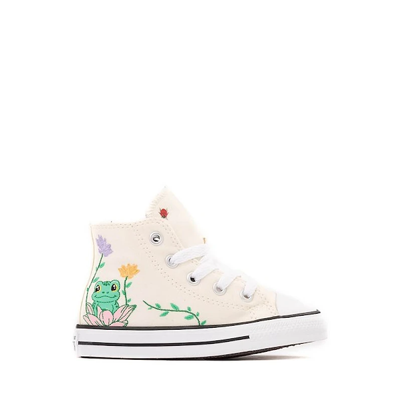 Converse Chuck Taylor All Star Frog Garden High-Top Sneaker - Baby / Toddler Egret