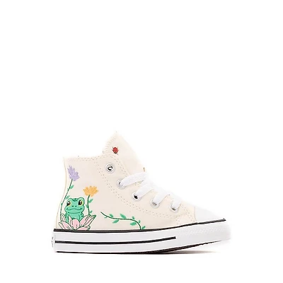 Converse Chuck Taylor All Star Frog Garden High-Top Sneaker - Baby / Toddler Egret