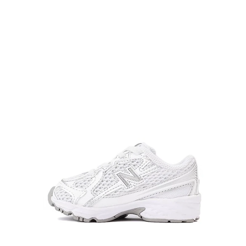 New Balance 740 Athletic Shoe - Baby / Toddler White Silver Metallic