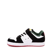 DC Manteca 4 Elastic Skate Shoe - Little Kid / Big White Black Red