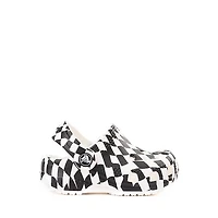 Crocs Littles&trade Warped Checker Clog - Baby - White / Black
