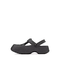 Crocs Classic Mary Jane Glitter Clog - Baby / Toddler Black