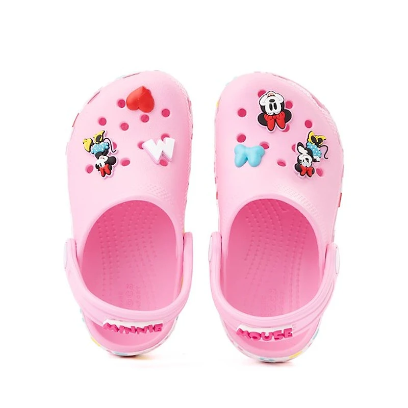 Disney Crocs Minnie Mouse & Friends Classic Clog - Baby / Toddler Pink