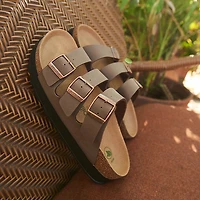 Womens Papillio by Birkenstock® Florida Flex Platform Slide Sandal - Mocha