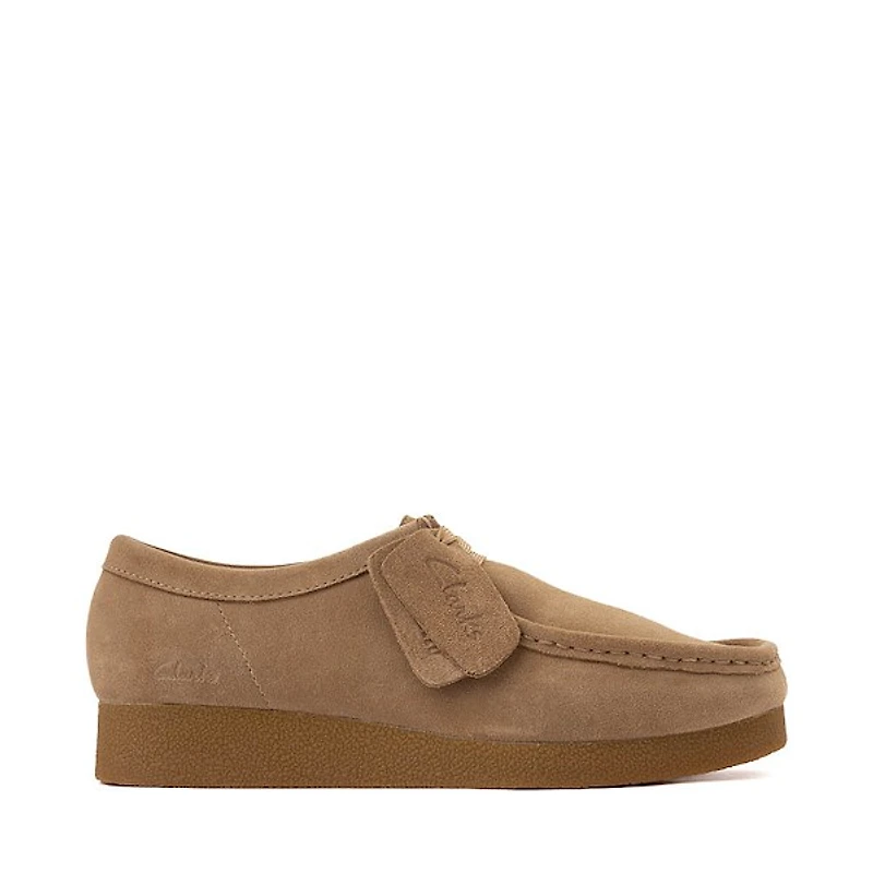 Womens Clarks Wallabee EVO LO Casual Shoe - Dark Sand