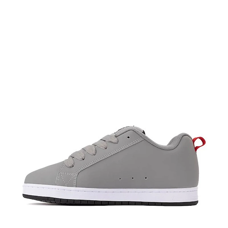 Mens DC Court Graffik Skate Shoe - Grey / Black