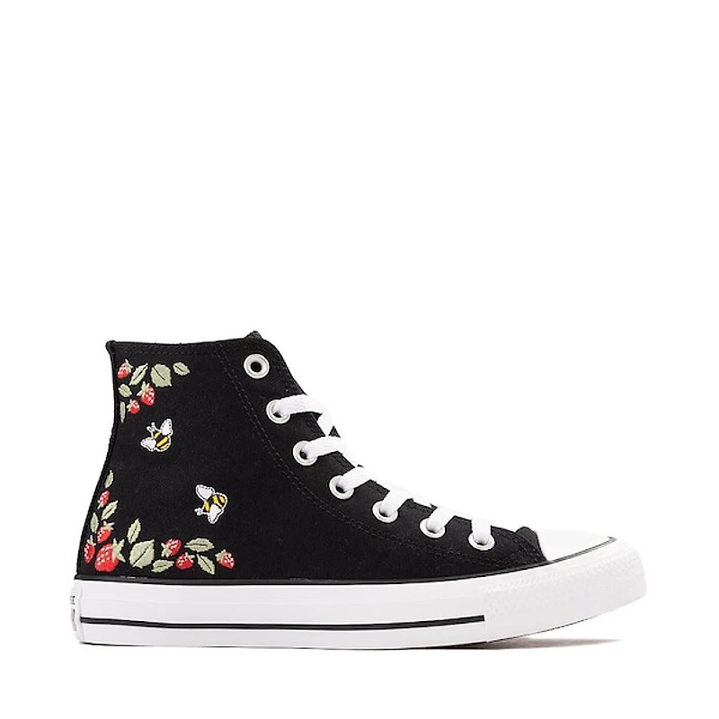Converse Chuck Taylor All Star Berries And Bees High-Top Sneaker - Black