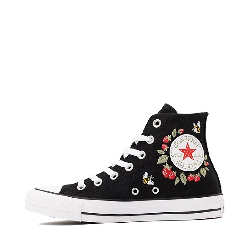 Converse Chuck Taylor All Star Berries And Bees High-Top Sneaker - Black