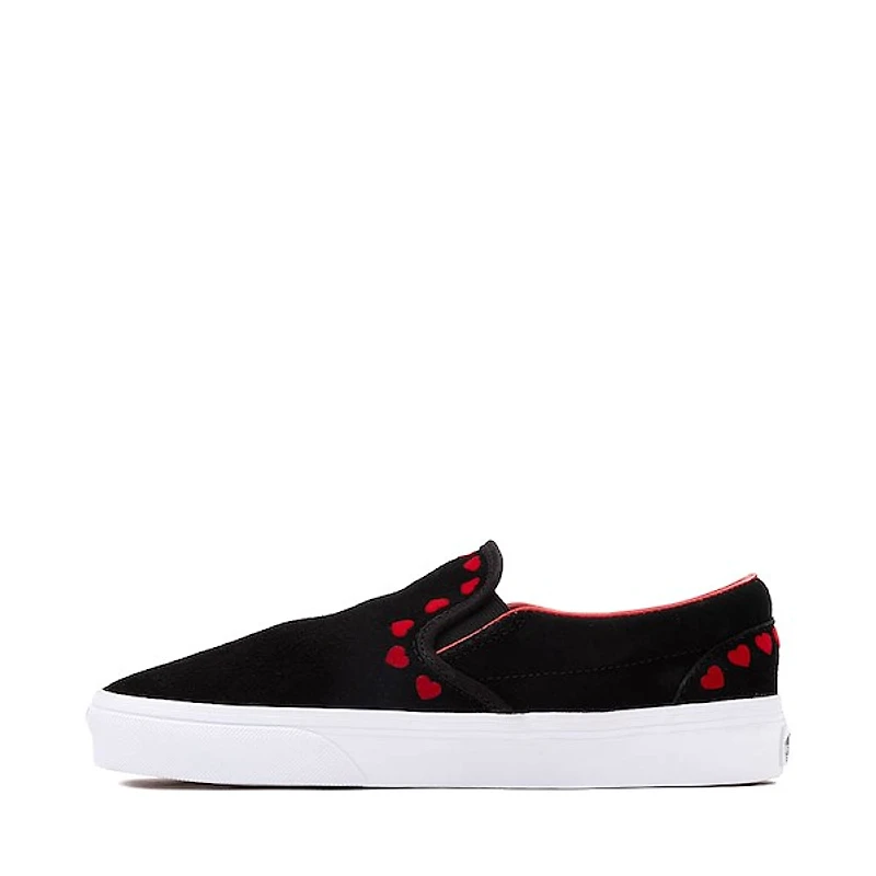 Vans Slip-On Skate Shoe - Black / Hearts