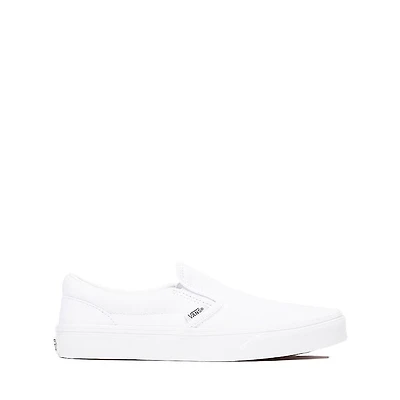 Vans Slip-On Skate Shoe - Big Kid White