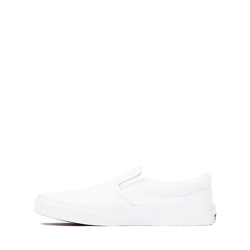 Vans Slip-On Skate Shoe - Big Kid White