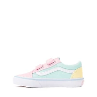 Vans Old Skool V Glitter Skate Shoe - Little Kid Pastel / Multicolor