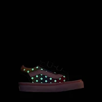 Vans Old Skool V Polka Dots Skate Shoe - Baby / Toddler Black Rainbow