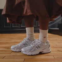 New Balance 740 Athletic Shoe - White / Shadow Grey Silver Metallic