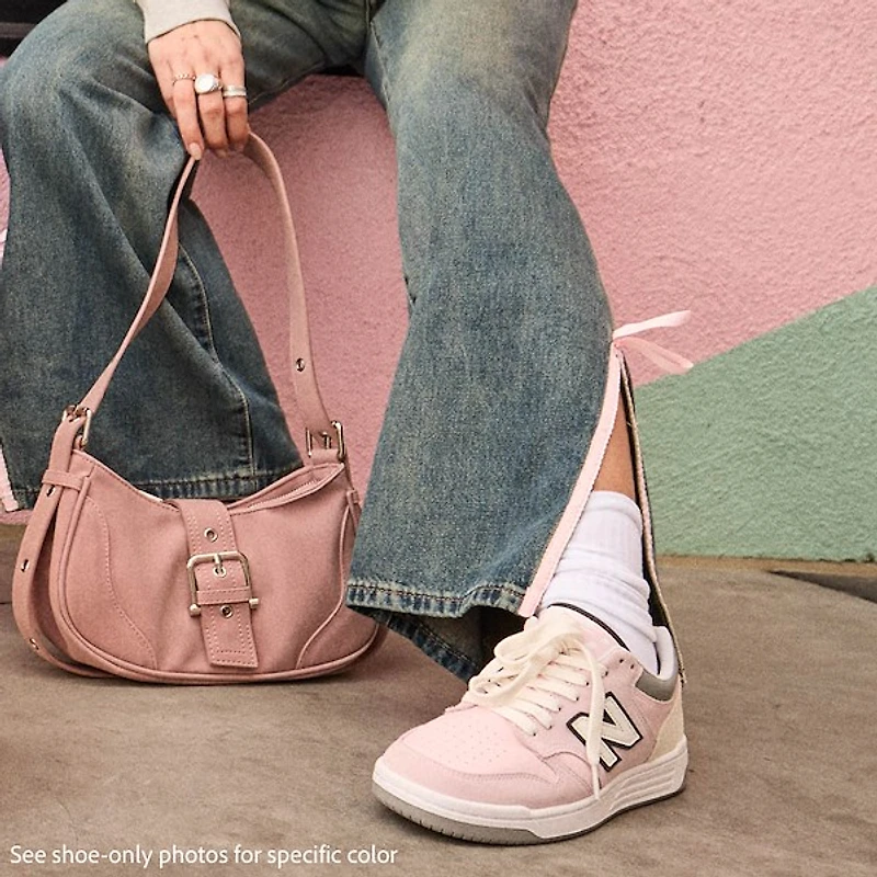 New Balance 480 Athletic Shoe - Twilight Haze / Rose Sugar