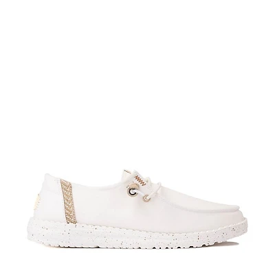Womens HEYDUDE Wendy Elevated Basics Slip-On Casual Shoe - White