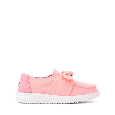 HEYDUDE Wendy Bow Slip-On Casual Shoe - Little Kid / Big Stardust Pink