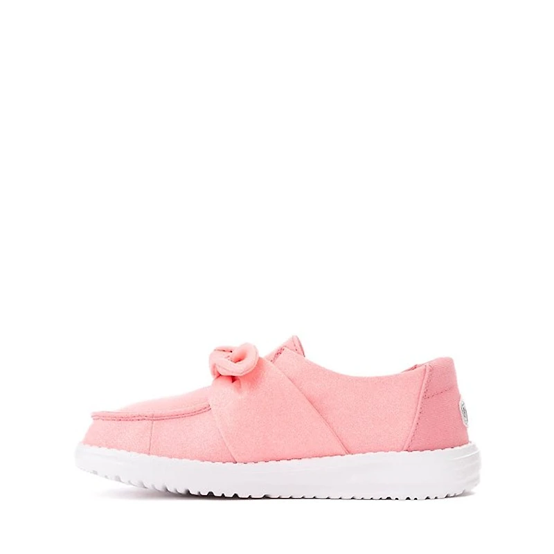 HEYDUDE Wendy Bow Slip-On Casual Shoe - Little Kid / Big Kid - Stardust Pink
