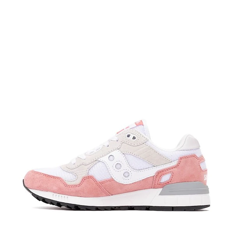 Saucony Shadow 5000 Athletic Shoe - White / Salmon