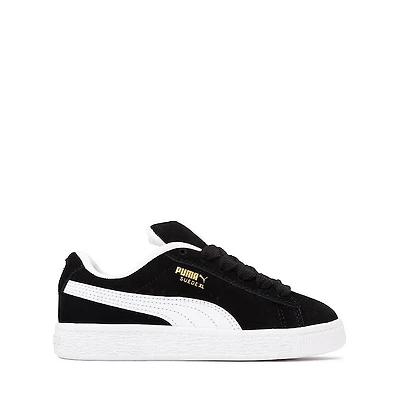 PUMA Suede XL Sneaker - Little Kid / Big Black White