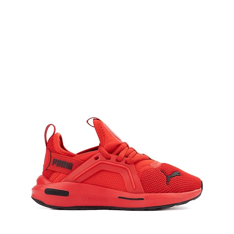 PUMA Softride Enzo 5 Alternate Closure Athletic Shoe - Little Kid / Big Kid - Red / Black