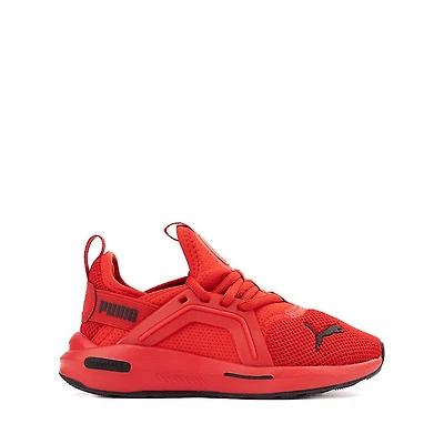 PUMA Softride Enzo 5 Alternate Closure Athletic Shoe - Little Kid / Big Red Black