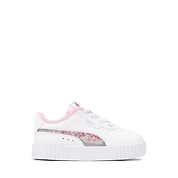 PUMA Carina 3.0 Jelly Stars Athletic Shoe - Baby / Toddler White Pink