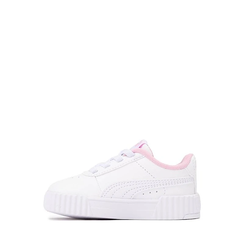 PUMA Carina 3.0 Jelly Stars Athletic Shoe - Baby / Toddler White Pink