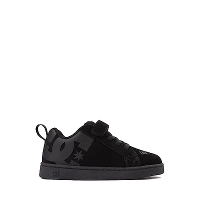 DC Court Graffik Skate Shoe - Toddler - Black / Black