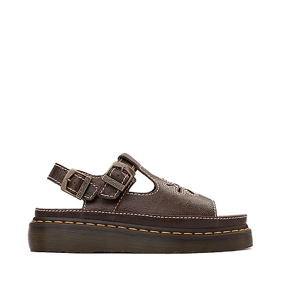 Womens Dr. Martens Dunnet Flower Sandal - Kelp Brown