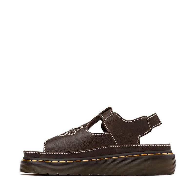 Womens Dr. Martens Dunnet Flower Sandal - Kelp Brown