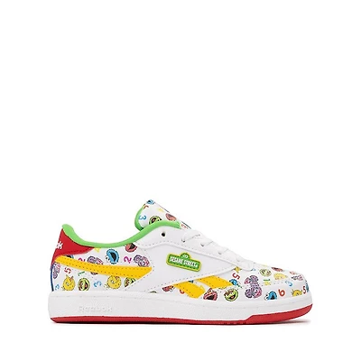Reebok x Sesame Street Fun-All-Over Club C Revenge Athletic Shoe - Little Kid White / Multicolor