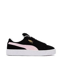 Womens PUMA Suede XL Athletic Shoe - Black / Whisp Of Pink White