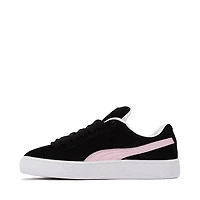 Womens PUMA Suede XL Athletic Shoe - Black / Whisp Of Pink White