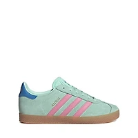 adidas Gazelle Athletic Shoe - Big Kid Clear Mint / Bliss Pink Bright Blue
