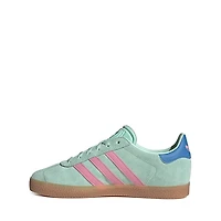 adidas Gazelle Athletic Shoe - Big Kid Clear Mint / Bliss Pink Bright Blue