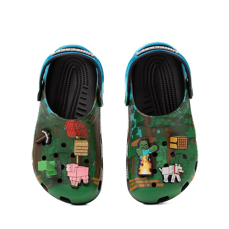 Minecraft x Crocs Classic Clog - Little Kid / Big Kid - Green / Multicolor