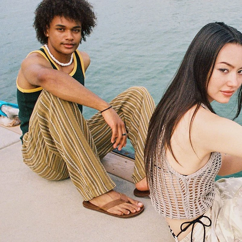 Mens Reef Draftsmen Sandal - Bronze Brown