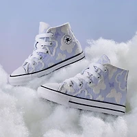 Converse Chuck Taylor All Star High-Top Flocked Butterflies Sneaker - Baby / Toddler Blueberry Ice